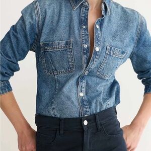 Warp + Weft Light Blue Denim Shirt
